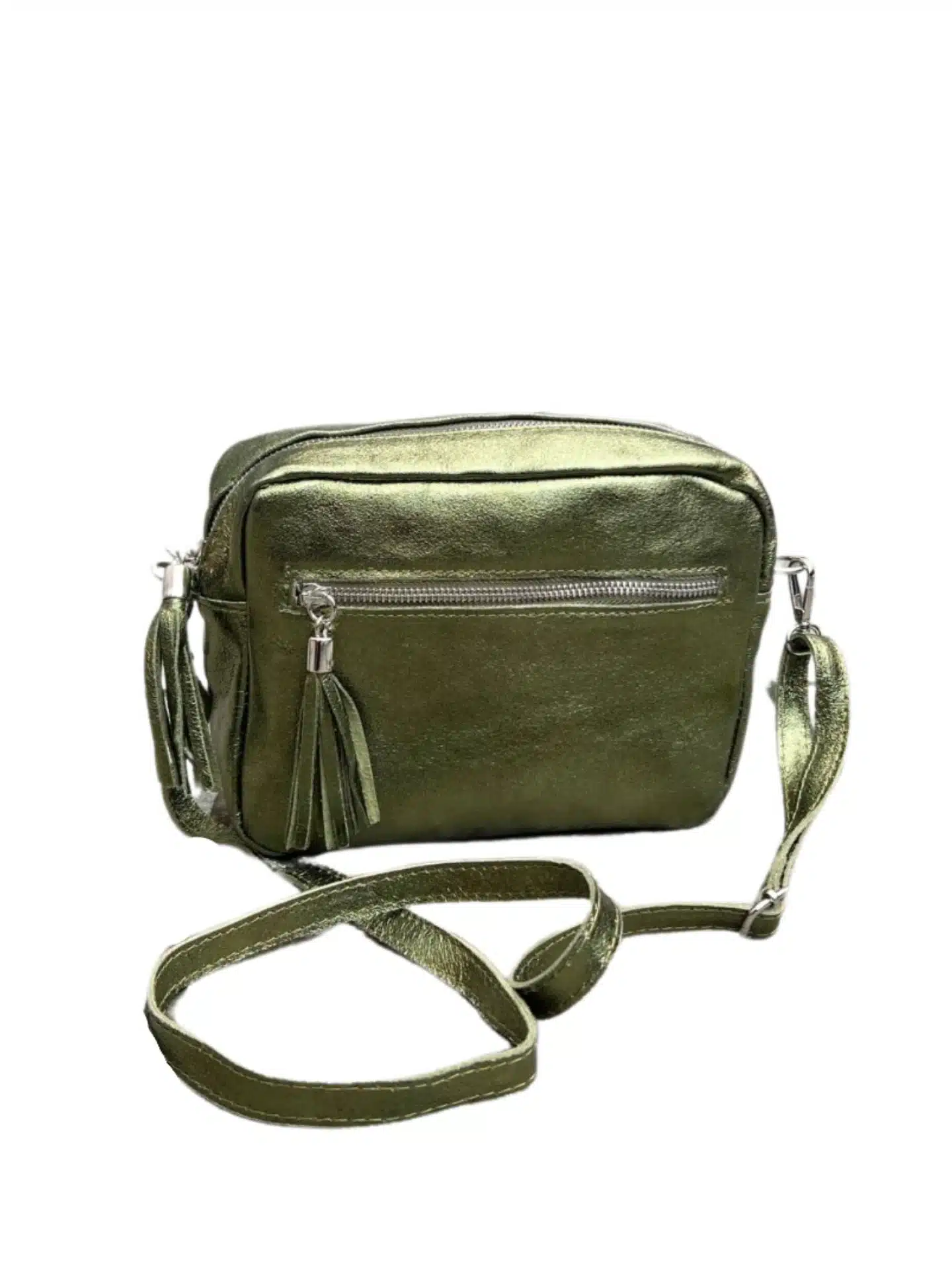 Grand sac trotteur en cuir irisé – Image 2