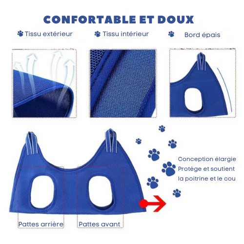 HAMAC DE SOIN — Aide au toilettage pour chiens et chats – Image 5