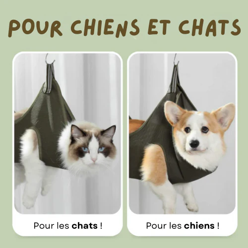 HAMAC DE SOIN — Aide au toilettage pour chiens et chats – Image 2