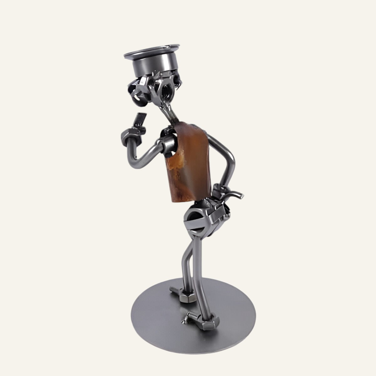 Figurine policier en métal – Cadeau pour policier – Image 3
